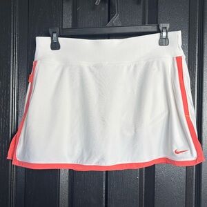 Nike White Skort with Corral Trim